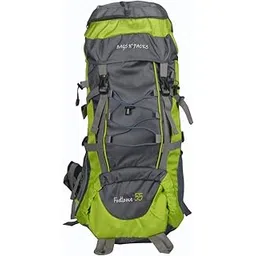 bags n packs 55 LTRS GREEN GREY FOOTLOOSE Rucksack Daypack Backpack Bag for Travel Hiking Trekking & Camping for Men & Women-picture-34