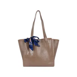 Bagsy Malone Brown Textured Medium Tote Handbag-picture-20