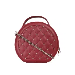Bagsy Malone Maroon Embellished Sling Bag-picture-13