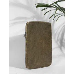 Bagsy Malone Unisex Textured Leather Laptop Sleeve- Up to 15 inch-picture-17