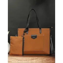 Bagsy Malone Women Solid Structured Shoulder Up To 16 Inch Bag image 1