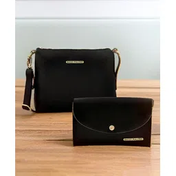 Bagsy Malone Women's Vegan Leather Iconic Sling Bag Set of 2 | Ladies Purse Handbag-picture-17