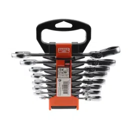 Bahco 41RM Series Hinged Ratchet Combination Wrench 8-19 mm Alloy Steel, 41RM/SH8 (Set of 8 Pcs)-picture-34