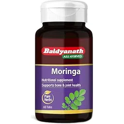 Baidyanath Moringa - 60 Tablets | Gives Natural Energy & Nutrients | Daily Nutrition, Bone & Joint Support, Energy & Metabolism | Pure Moringa Leaf Extract |-image-18