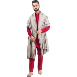 BAISA Wool Solid Men Shawl-picture-26