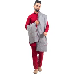 BAISA Wool Solid Men Shawl-picture-13