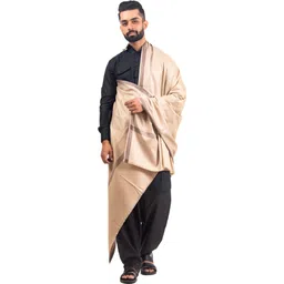 BAISA Wool Striped Men Shawl-picture-11