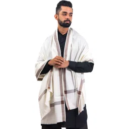 BAISA Wool Striped Men Shawl image 4