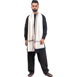 BAISA Wool Striped Men Shawl image 2