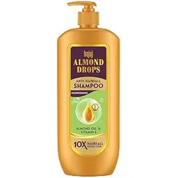 Bajaj Almond Drops Anti Hairfall Shampoo with Almond Oil & Vitamin E | For 10X Hairfall Reduction* & Soft, Shiny Hair* | Paraben Free | Ideal for Men and Women - 340ML-picture-34