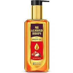 Bajaj Almond Drops Non Sticky Hair Oil With Almond and Argan Oil for 3 way Damage Protection 200ml-picture-18