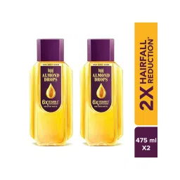 Bajaj Almond Drops Almond Oil 6X Vitamin E Nourishment Non Sticky Hair Oil - Pack Of 2-picture-10