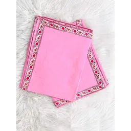 Bajo's Pink & Red Set of 2 Ethnic Motifs Summer 300 GSM Single Bed Dohar-picture-11