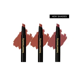 Baked Beauty My Crayon Cutting Chai Matte Lip Cream Lipsticks - Pack Of 3-picture-25