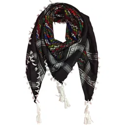 bakkah Woven Cotton Blend Men Multicolor Fancy Scarf, Scarf-picture-16
