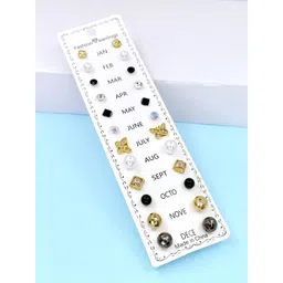 Balasundri Girl Set of 12 Korean Style Contemporary Studs-picture-31