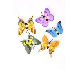 Balasundri Girls Pack of 5 Butterfly Hair Clips-picture-45