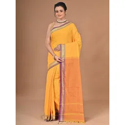 BALIKA TEXTILE Women Yellow Sarees-picture-32