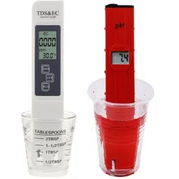balrama Combo Waterproof Tds Meter + EC Meter (Total Dissolved Solids / Electrical Conductivity) + Temperature Meter Digital Water Purity Tester Water Filter Quality PPM Measuring Machine for RO UV UF Mineral Water Purifiers Service�(Pack of 2) Digital TDS Meter-picture-19