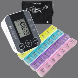 Balson K-S10 Digital Blood Pressure Monitor with Talking Guidance + MDB-101 Weekly Pill Organizer for Reliable Health Monitoring and Medicine Management I Bp Monitor-picture-13