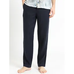 Banana Club Men Classic Linen Regular Trousers-picture-26