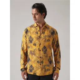 Banana Club Men Classic Slim Fit Floral Printed Casual Shirt-picture-25