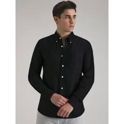 Banana Club Men Classic Slim Fit Opaque Casual Shirt-picture-18