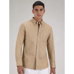 Banana Club Men Classic Slim Fit Opaque Casual Shirt-picture-27