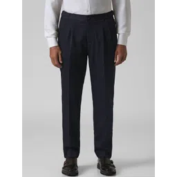 Banana Club Men Pleated Formal Trousers-picture-17