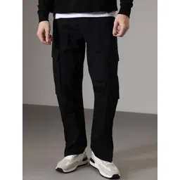 Banana Club Men Relaxed Mid-Rise Cargos Trousers-picture-26
