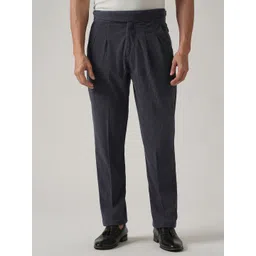 Banana Club Men Smart Dark Grey Corduroy Gurkha Pants-picture-12