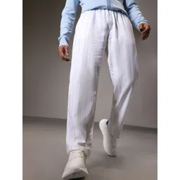 Banana Club Men Striped Relaxed Trousers-picture-36