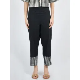 Banana Labs Black Monochrome Edit Cotton Graded Pants-picture-20