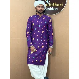Bandidhari Fashion Men Quirky Embroidered Thread Work Kurta-picture-24