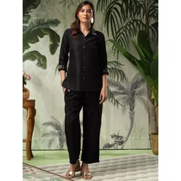 Bani Women Embroidered Shirt With Trousers Co-Ords-picture-17