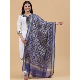 BANJARA INDIA Woven Design Dupatta with Zari-picture-13