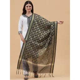 BANJARA INDIA Woven Design Dupatta with Zari-picture-35
