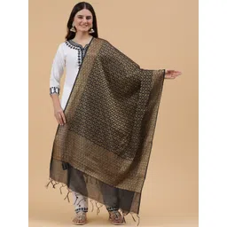 BANJARA INDIA Woven Design Dupatta with Zari-picture-10
