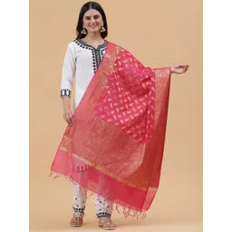 BANJARA INDIA Woven Design Dupatta with Zari-picture-23