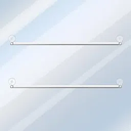 Banner Hangers 17" Suction Cup Window Poster Hanging Bar Metal Garden Flag Hangers Wall Hanging Rod 2Pack (White)-picture-31