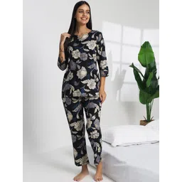Bannos Swagger Women Printed Night suit-picture-34
