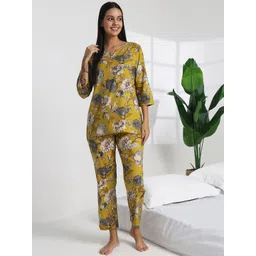 Bannos Swagger Women Printed Night suit-picture-23