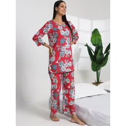 Bannos Swagger Women Printed Night suit-picture-27
