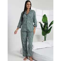 Bannos Swagger Women Printed Night suit-picture-38
