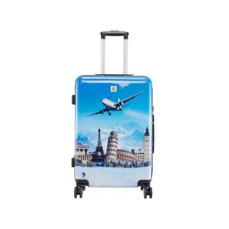 Baomi 632 Blue Hard Medium Trolley Bag - 28 cm-picture-35