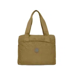 Baomi Beige Solid Medium Handbag-picture-22