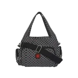 Baomi Black Printed Medium Handbag-picture-38