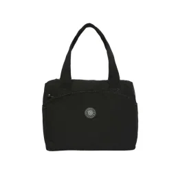 Baomi Black Solid Medium Handbag-picture-19