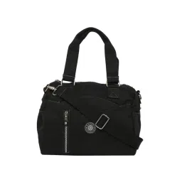 Baomi Black Solid Medium Handbag-picture-41