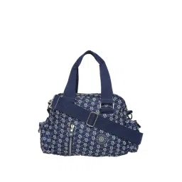 Baomi Blue Printed Medium Handbag-picture-23